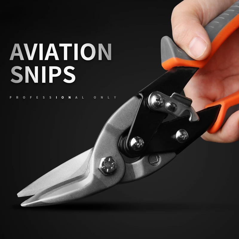 Aviation Scissor Tin Snips Metal Sheet Cutting Snip Cutter Multi-directional Scissors Industrial Professional Hand Tool