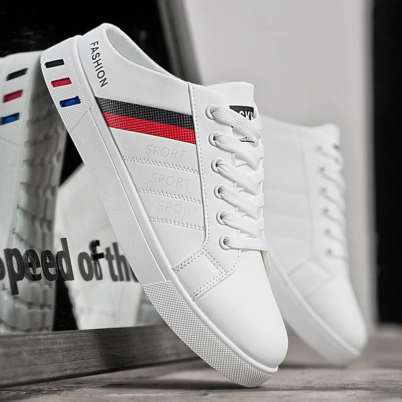 

Летняя обувь для скейтбординга, повседневные мужские ботинки и ботинки до щиколотки — это модная и универсальная обувь.