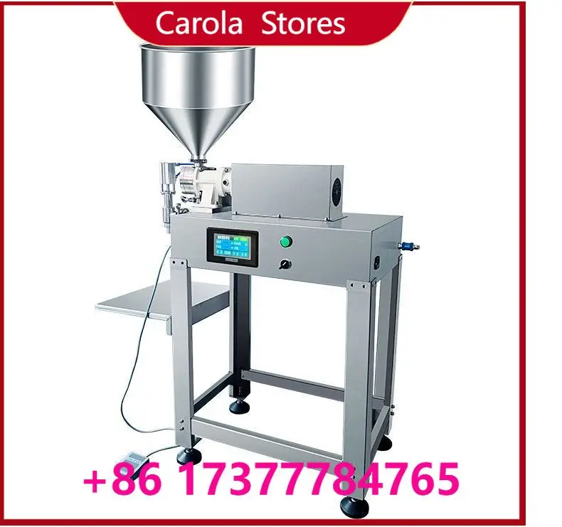 Automatic Pneumatic Single Head Filling Machine, High Efficiency Liquid Paste Filler for 200ml Plastic Bottle, Honey Mayonnaise