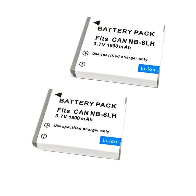 新品 1800mAh 3.7V NB-6LH カメラバッテリー+充電器 キヤノン IXUS 95 105 300 310 SX600 SX280 SX275 SX260 SX510 SX500 SX240HS用