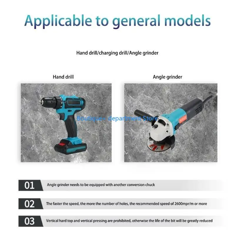 

E1PD 6/8/10/20/25/35/50mm Diamond Drilling Milling Bit Marble Tile Hole Grinding