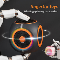 3D Stereo Fidget Spinner Speaker - Portable Wireless Bluetooth Mini Speaker with HiFi Sound, Fun Gift for Outdoors & Travel