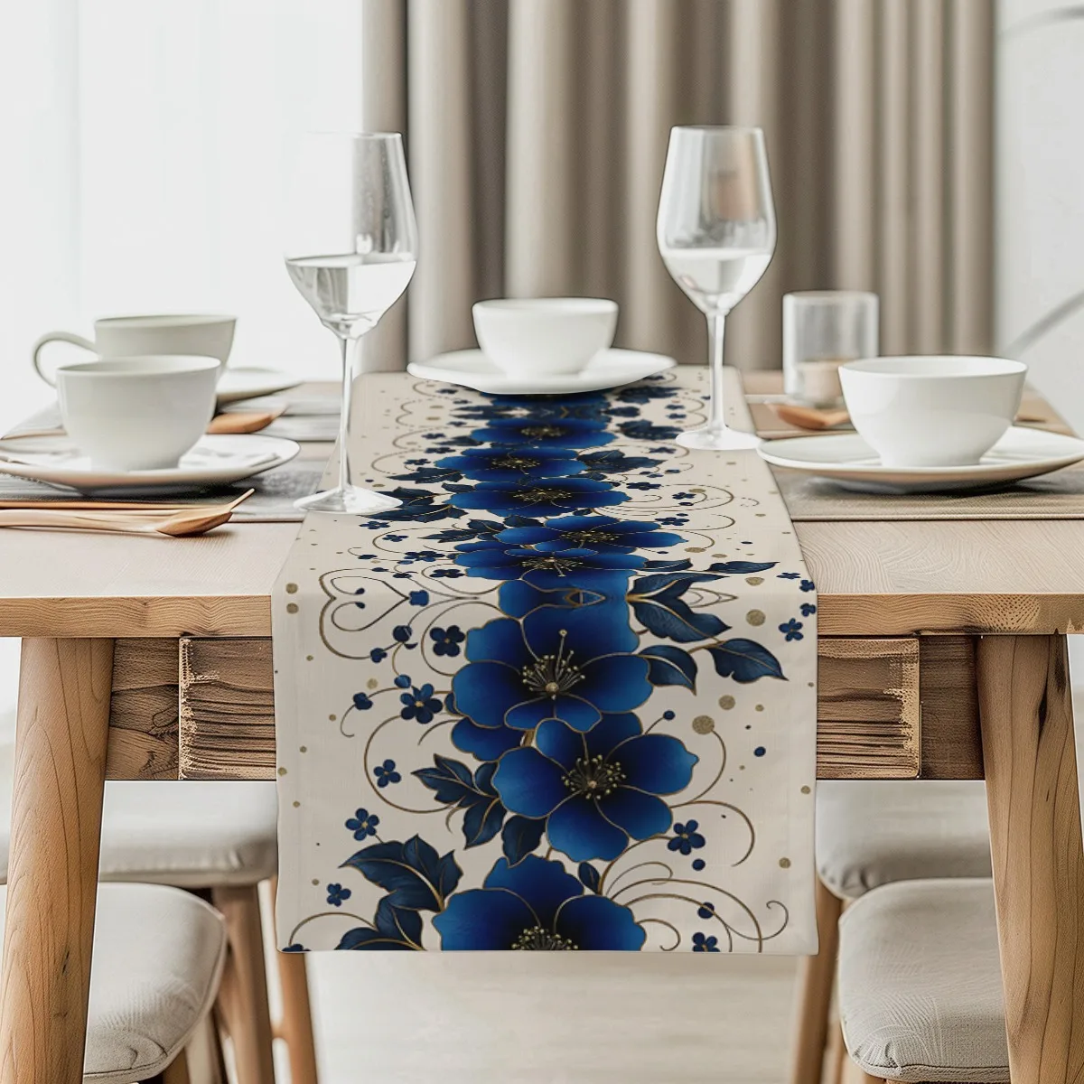 

Decoration Table Runner Tablecloth For Festival Home Party Decor,Available In Multiple Lengths.