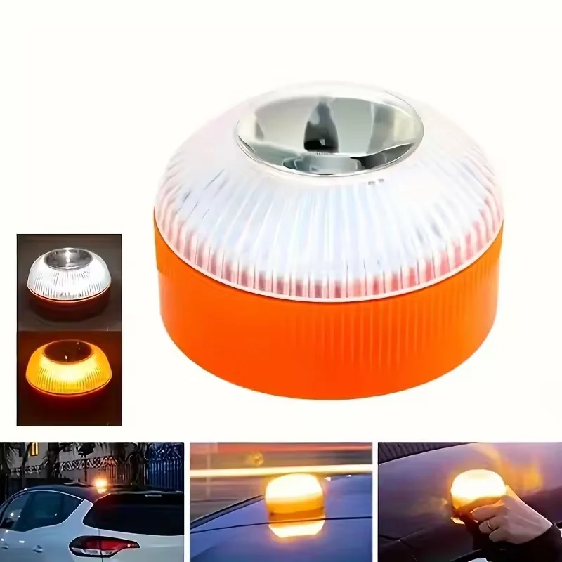 LED Car Emergency Light Flashlight Magnetic Induction Strobe Road Accident Lamp Beacon Safety Accessory Strobe Light