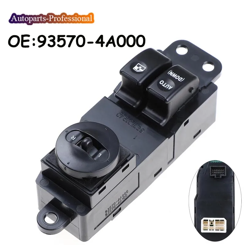 New Electric Power Window Master Control Regulator Glass Lifter Switch 935704A000 93570-4A000 For HYUNDAI H1 STAREX 2001-2006