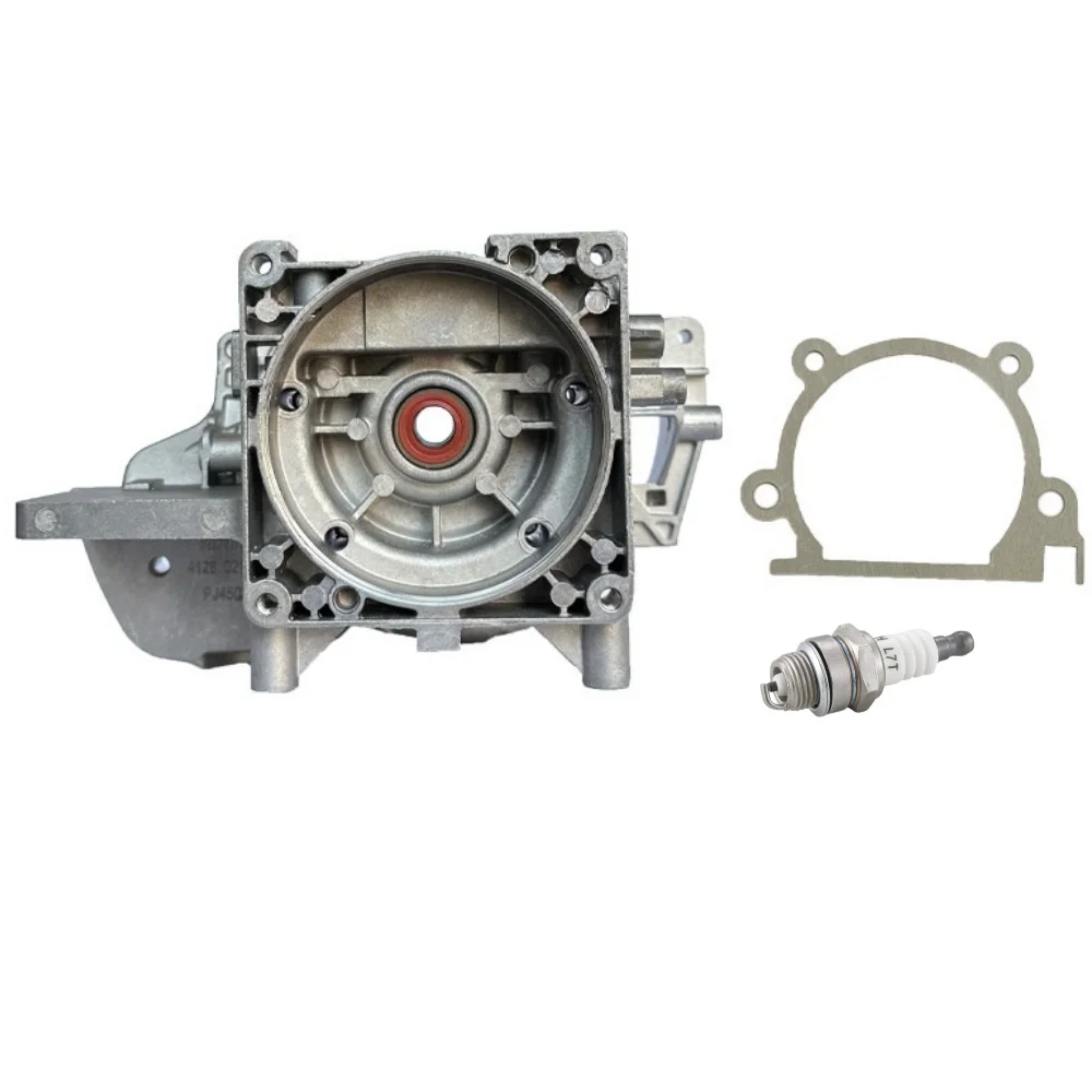 Crankcase For STIHL FS480 FS450 480 400 4128 020 2600 Replacement With Gasket Spark Plug