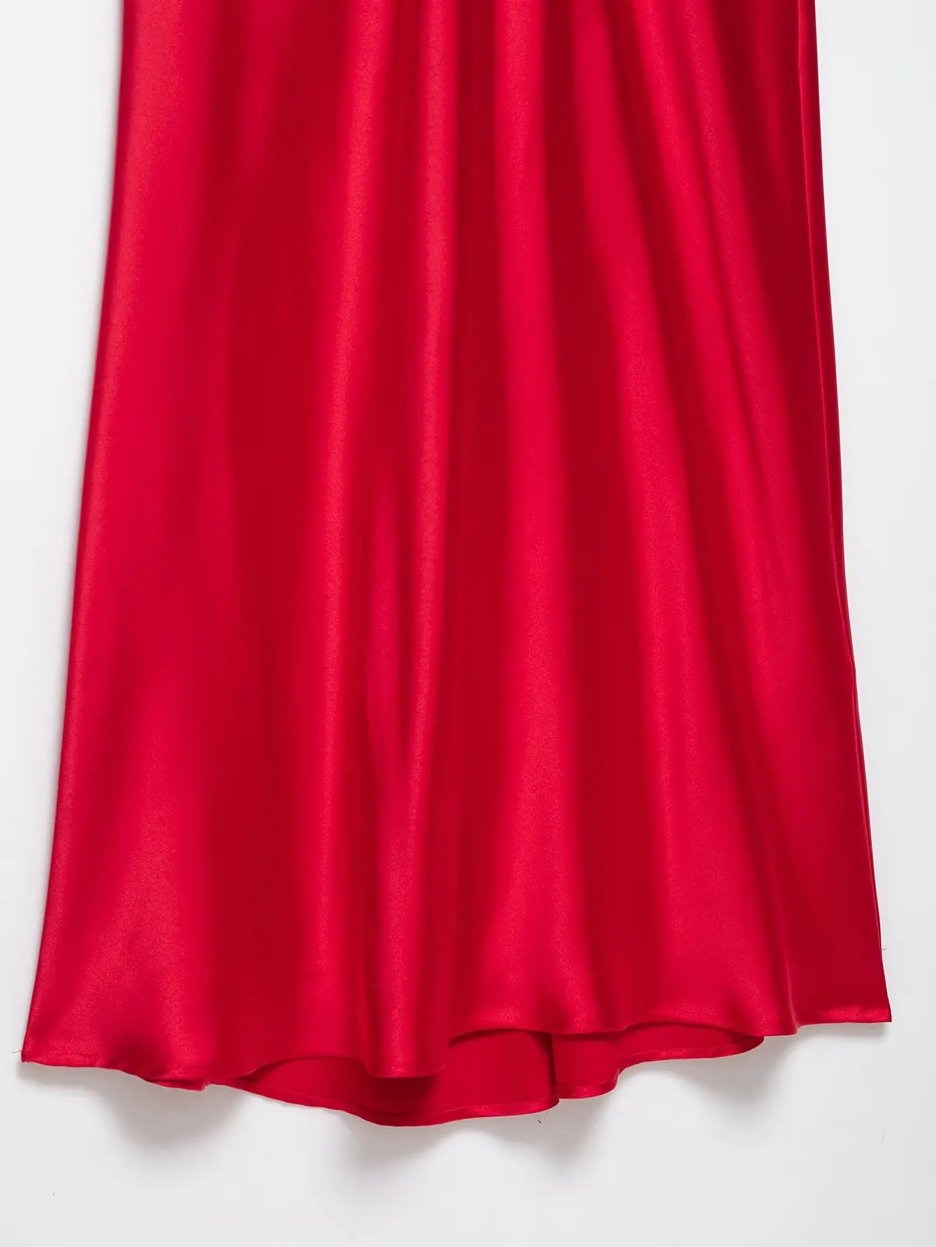 KONDALA elegante otoño vestido camisola de satén sólido escote corazón vestido largo nueva moda verano 2025 vestido de fiesta de noche vacaciones Mujer