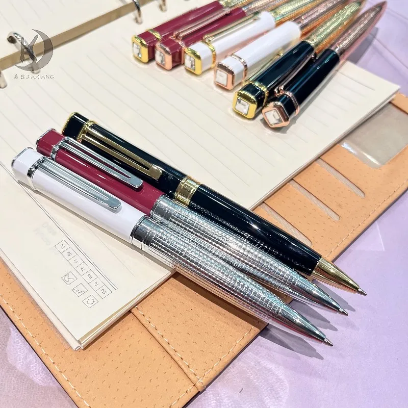 1 PCS 601 Luxury Professional Gift Square Ballpoint Pen | Business Writing Pen | Classic Carved Design | Office & Gift Use