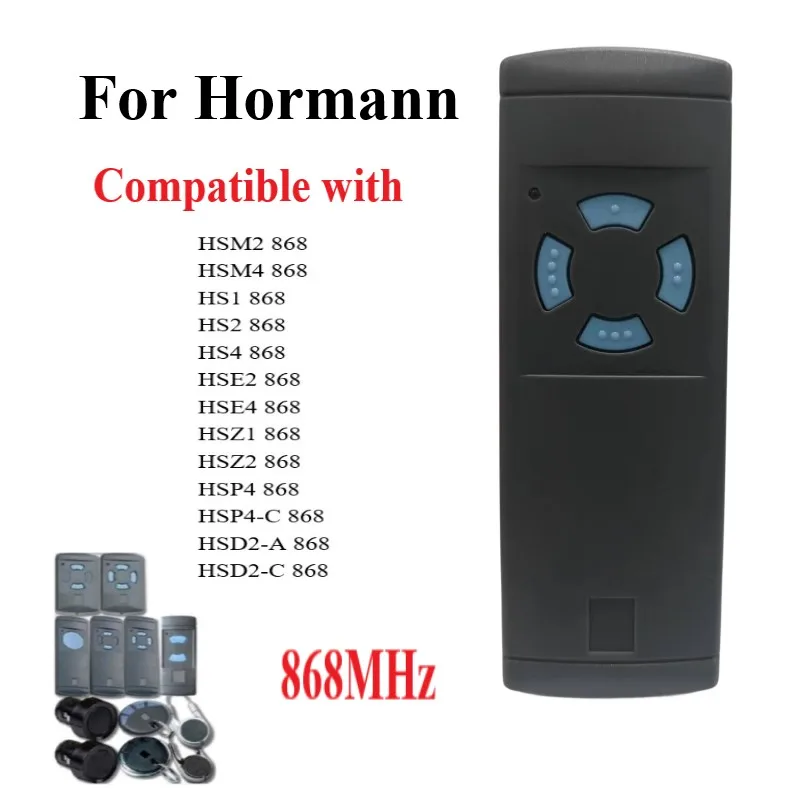 HORMANN HSM4 HSM2 HSE4 HSE2 HS2 HS4 Garage Door Remote Control 868MHz For MARANTEC Digital 382 384 302 304 BERNER BHS140 BHS120