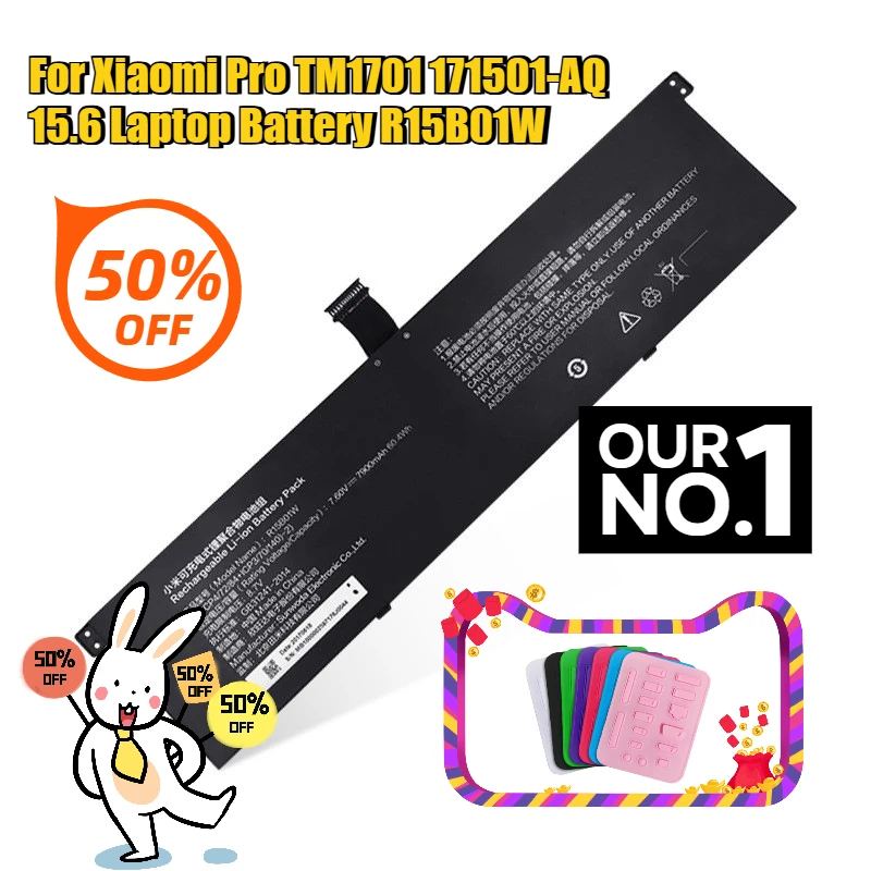 

For Xiaomi Pro TM1701 171501-AQ 15.6 Laptop Battery R15B01W