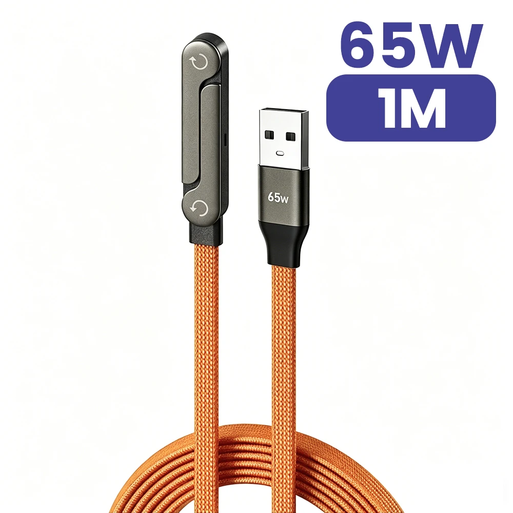 240W 2 in 1 USB C naar USB C Snel opladen Opvouwbare beugel Datakabel Type C Desktophouder Oplaaddraad voor Iphone17 16 Samsung