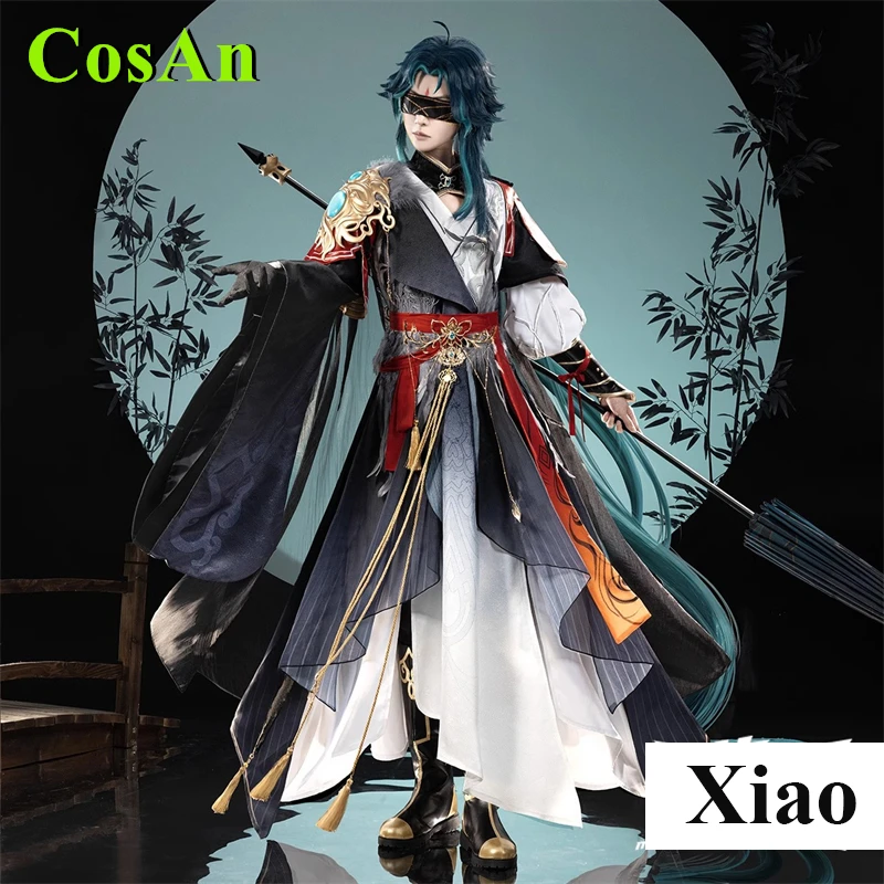 CosAn Hot Game Genshin Impact Xiao Cosplay Costume Ancient Costume Fashion Handsome Combat Uniform Party Role Play Clothing