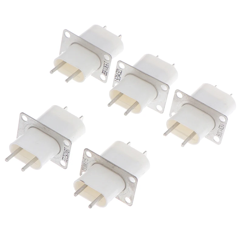 5Pcs Electronic Microwave Oven Magnetron 4 Filament Pin Sockets Converter Home