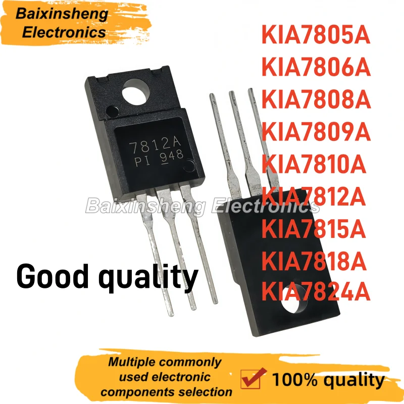 10PCS NEW KIA7805A KIA7806A KIA7808A KIA7809A KIA7810A KIA7812A KIA7815A KIA7818A KIA7824A TO-220F Voltage regulator diode