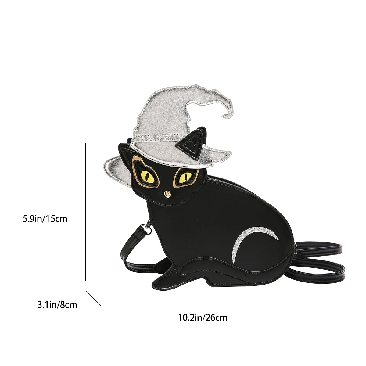 Cute Cat Cartoon Bag For Women Fashion Creative Funny Crossbody Bag Female Pu Leather Handbag And Purse Small Shoulder Bag