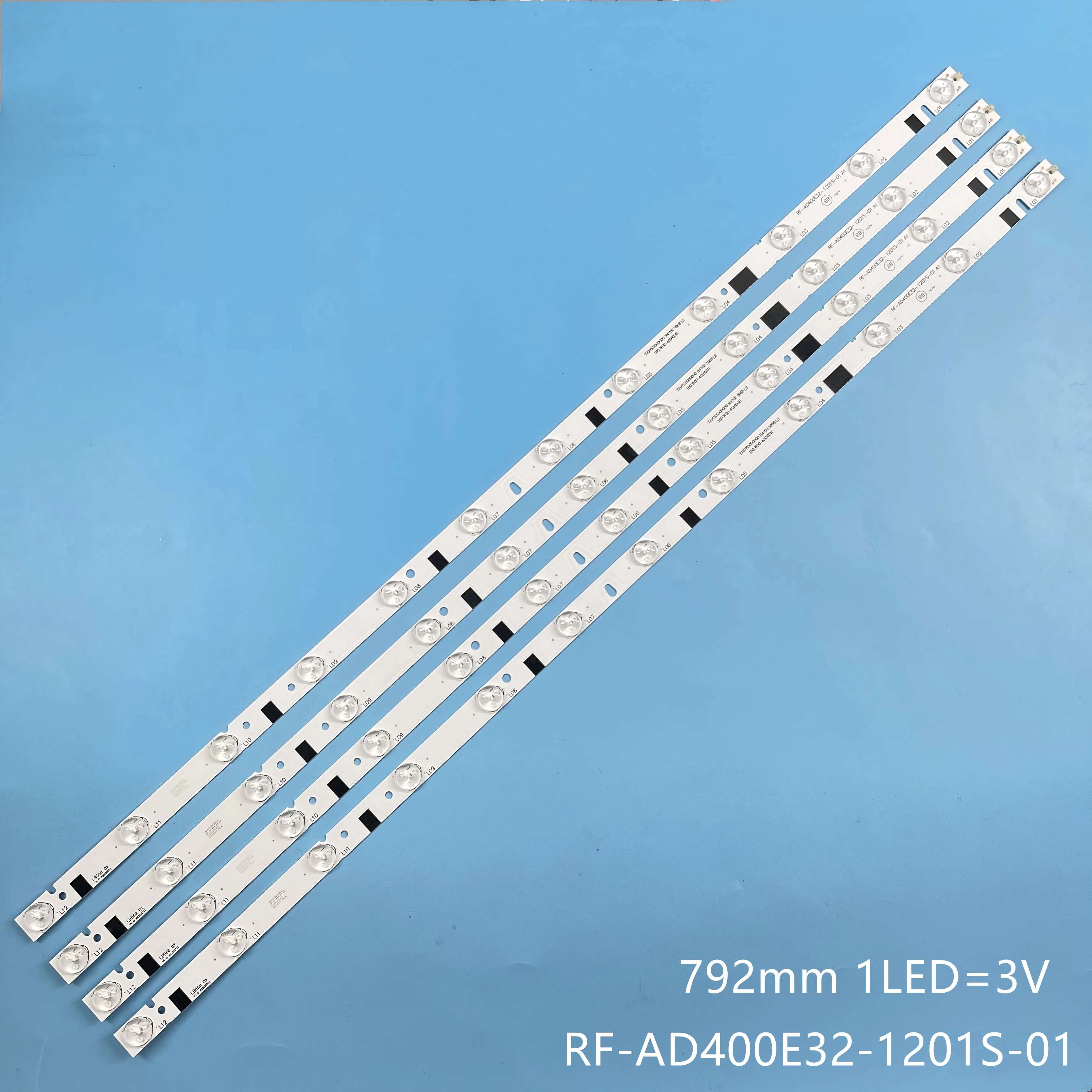 LED Strip 12โคมไฟสำหรับ JL.D40C1235-06CS CX400DLEDM RF-AD400E32-1201S-01 A1 TJ100K5000000 180 W00-401803H V400HJ6-PE1 LED40S6T2