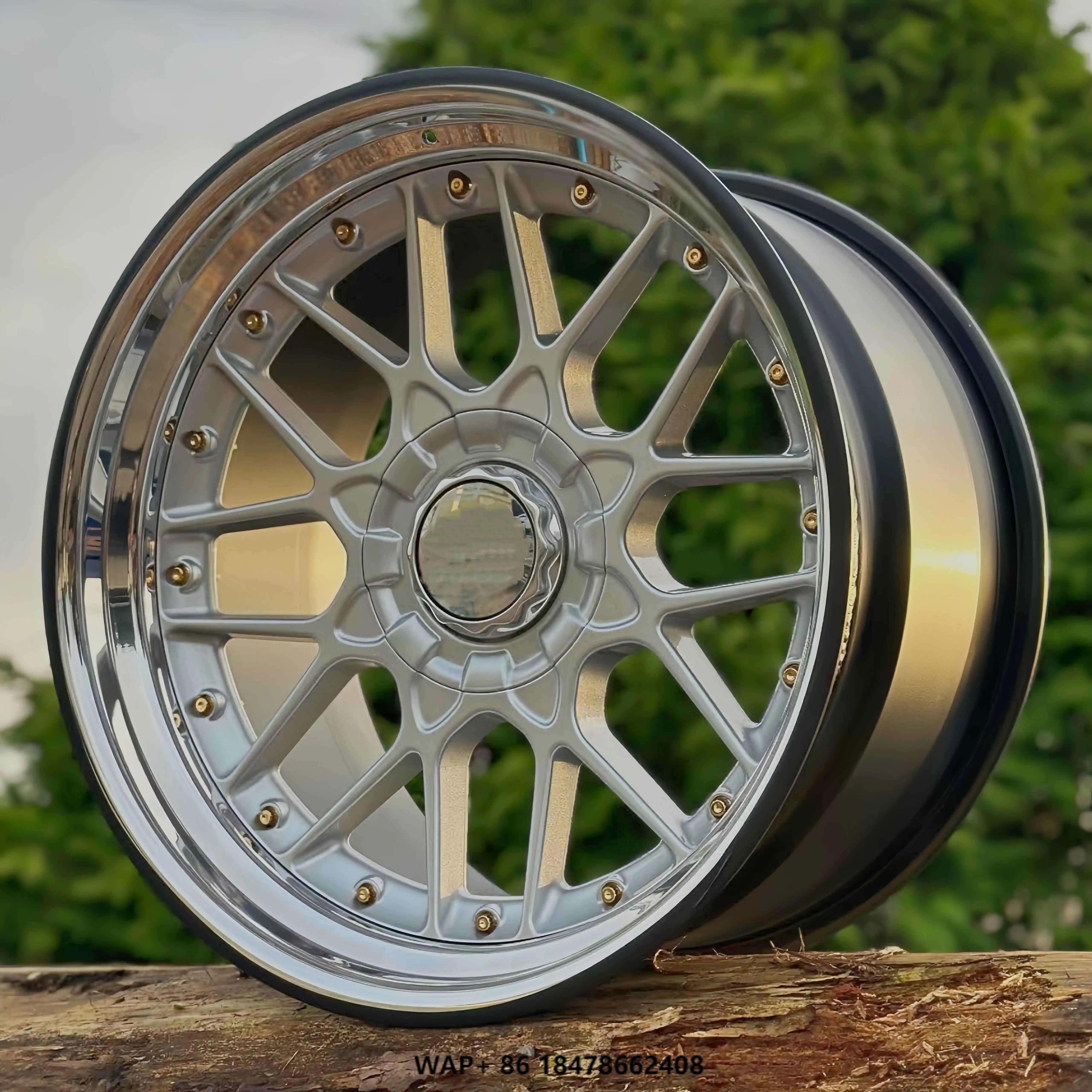 

Bku 2 Piece RS2 Wheels for RS4 RS5 RS6 B8 B9 C7 C8 S4 B5 S5 S6 C5 C6 18 19 Inch Custom Silver 5X112 Alloy Rim