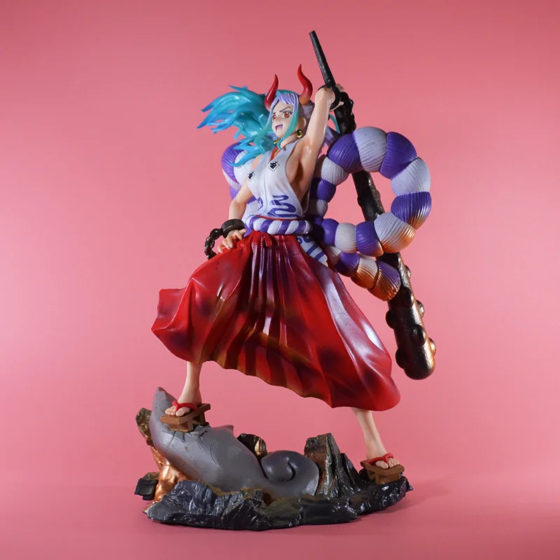 

Cartoon One Piece Wano Country Yamato Figure Action Pop Figures Yamato Figurine Gk Island of Ghost Girl Statue Pvc Toys