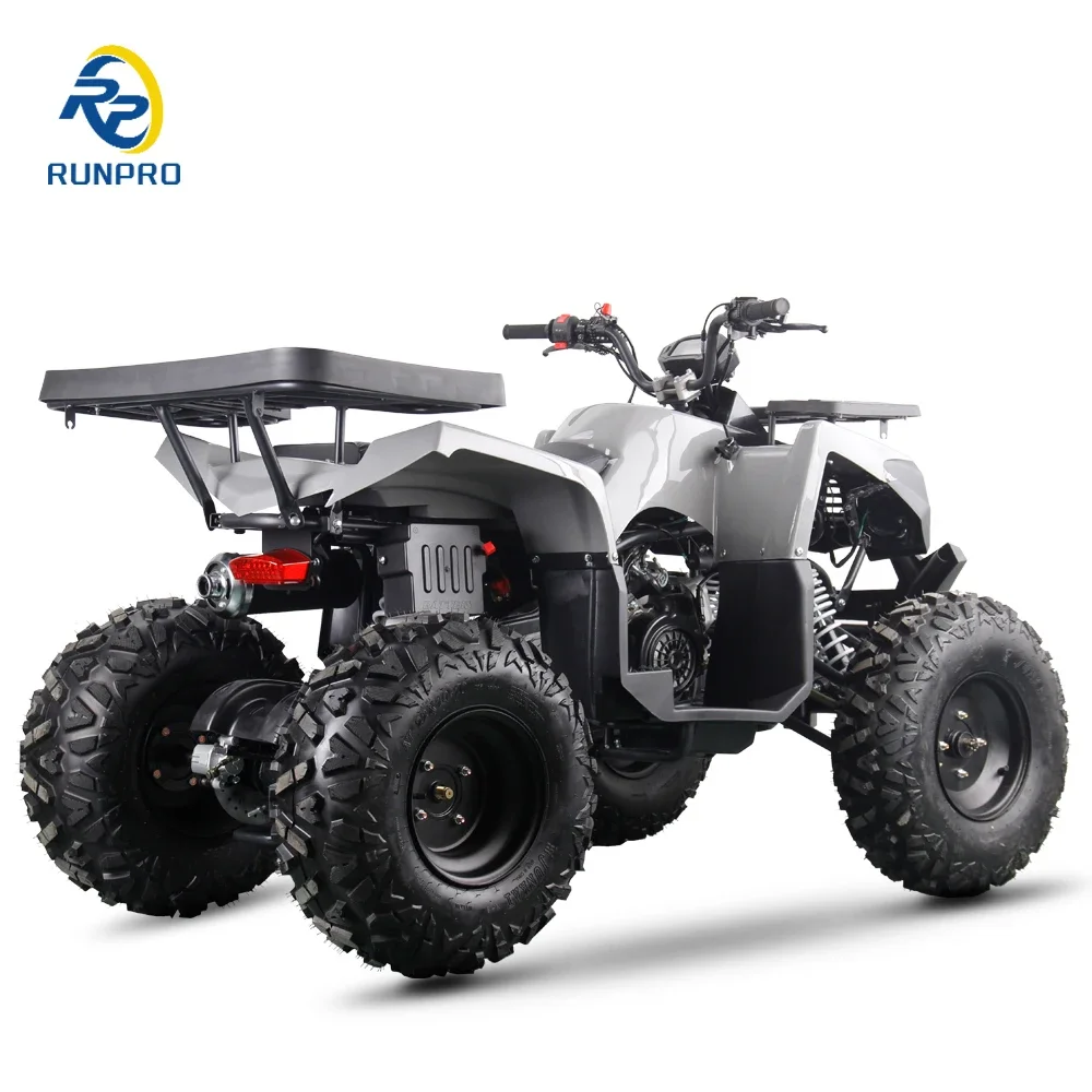 Adulto 200CC Gas ATV 10 pollici acciaio 4 ruote con avviamento elettrico All-terrain Outdoor potente Quad moto ATV