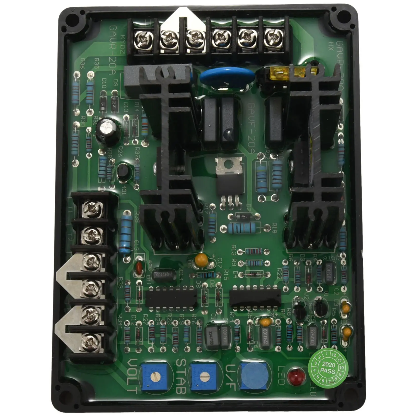 CLCU Gavr-20A Av Universal Brushless Automatic Voltage Regulator Module Avr Generator 220/400Vac Frequency Protection Emi Suppre