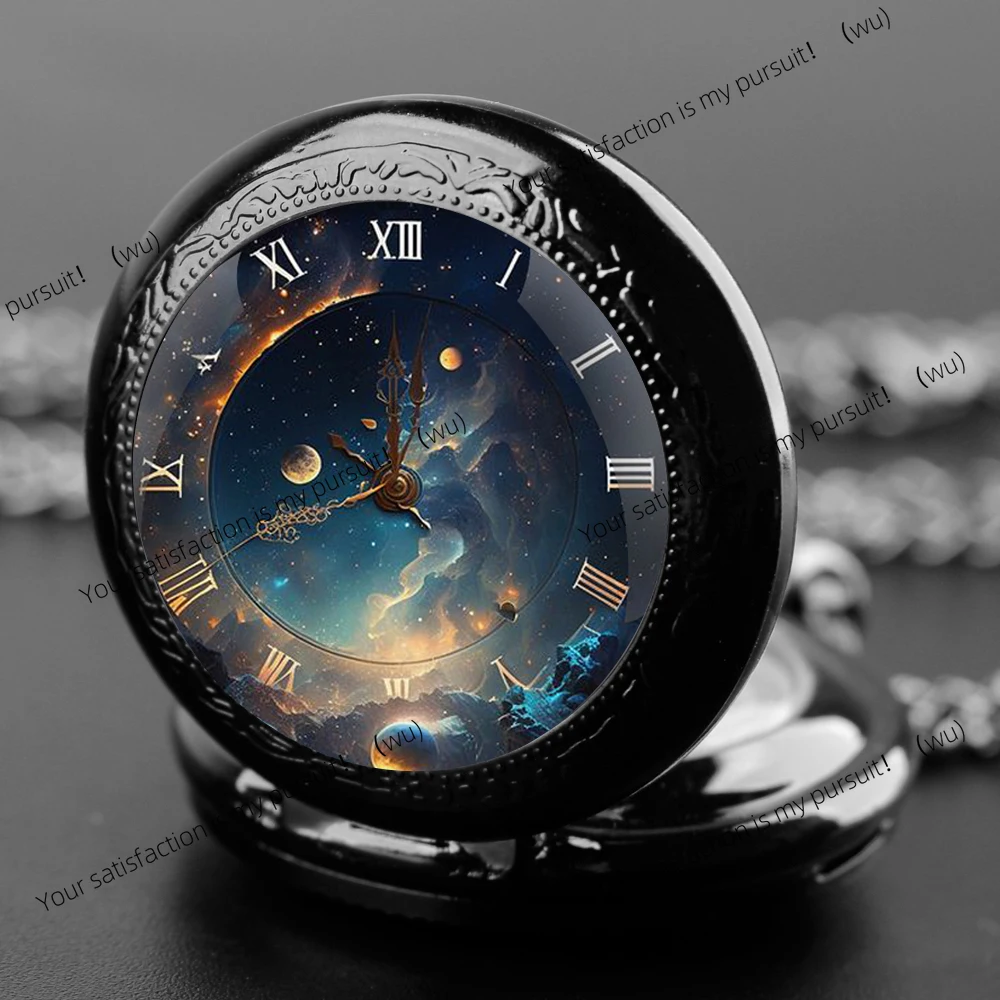 Vintage quartz pocket watch men's and women's pendants, necklaces, chains, clock hours, watches, jewelry gifts