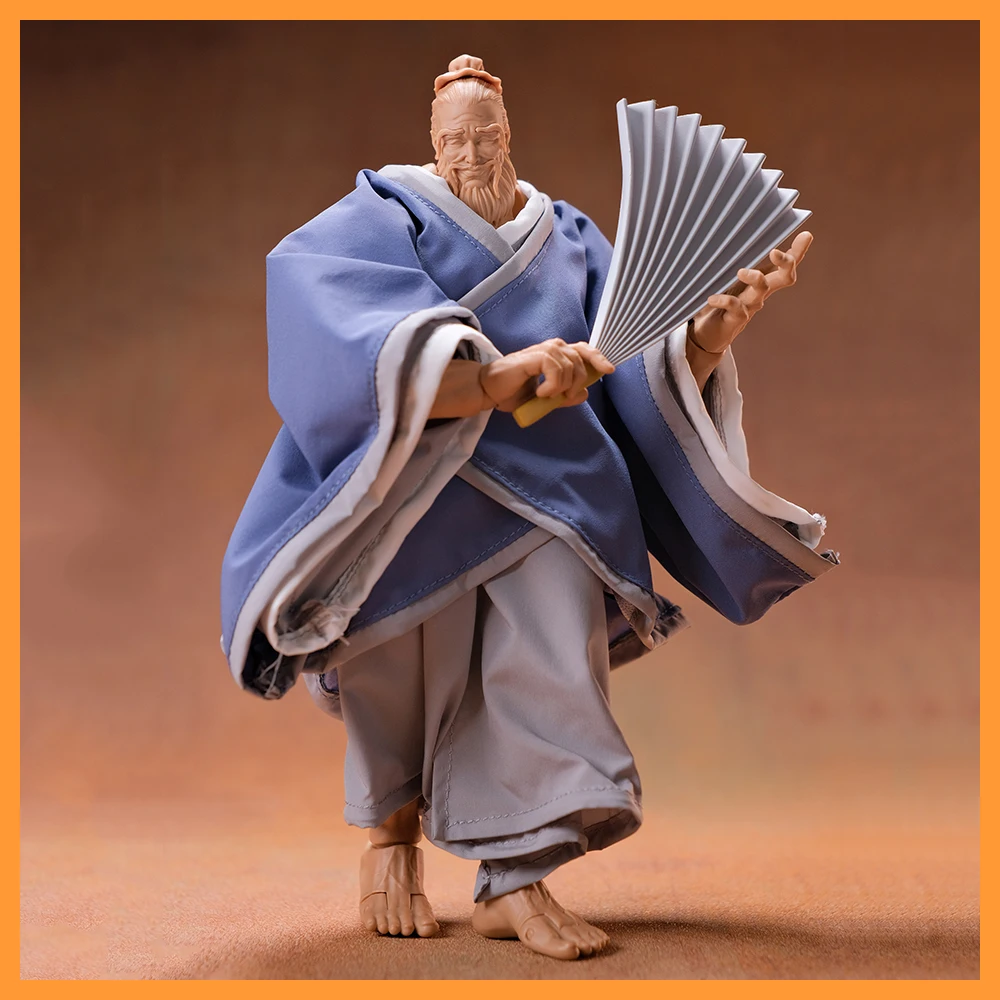 

【Only Clothes】1/12 Scale Confucius Ancient Style Clothing Cloth Hanfu Robe Suitable for Romankey Bigguy Action Figure Body