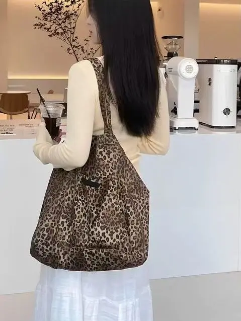 Large Capacity Canvas Shopping Bag Women's Korean Style Lazy Fashion Spring Summer Versatile Single Shoulder Tote Bag