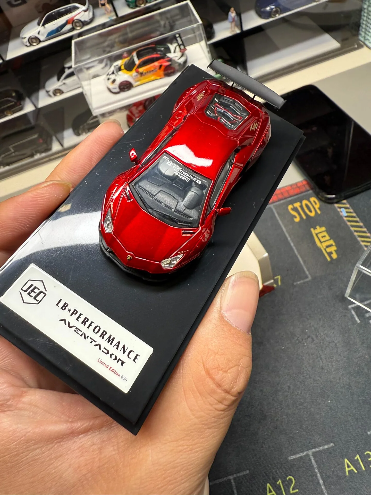 Diecast JEC 1:64 Scale Lamborghini Widebody Modified Sports Car LB LP700-4 1.0 Alloy Car Model