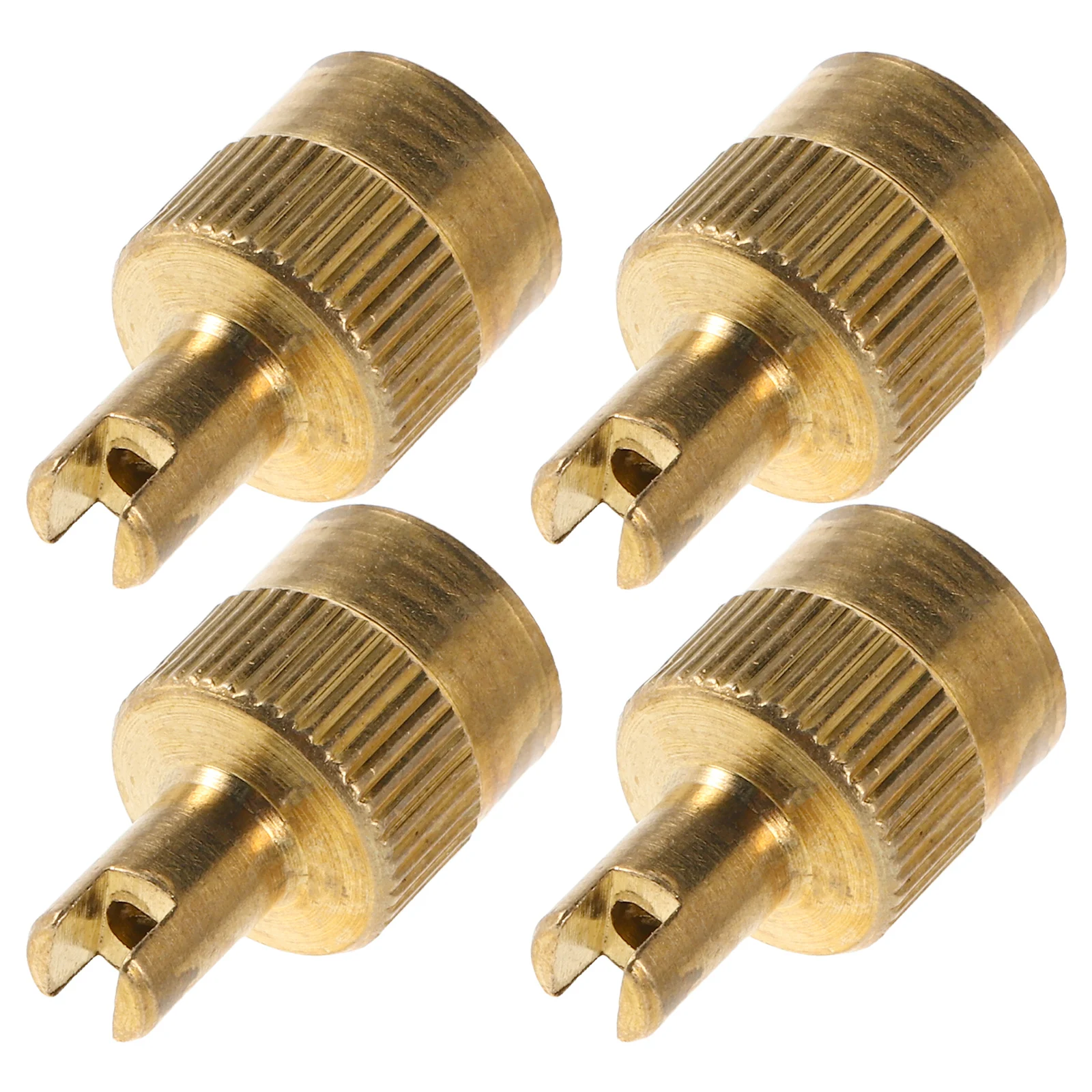 

4 pcs Engineering Valve Caps Durable Metal Stem Covers Water Resistant Vehicle Tire Valve Stem Caps Tire Air Valves