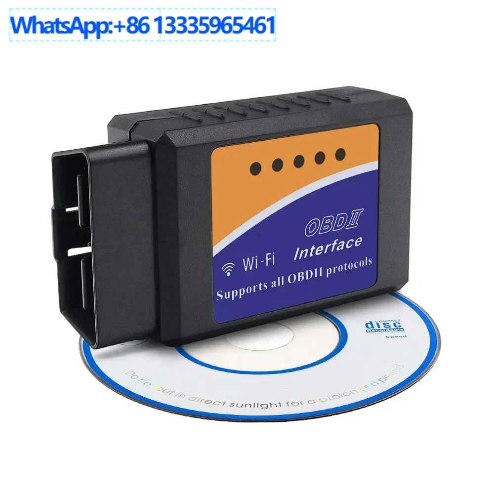 

10PCS ELM327 WIFI V1.5 OBD2 Automotive Fault Diagnosis Detector, Support Android /IOS System