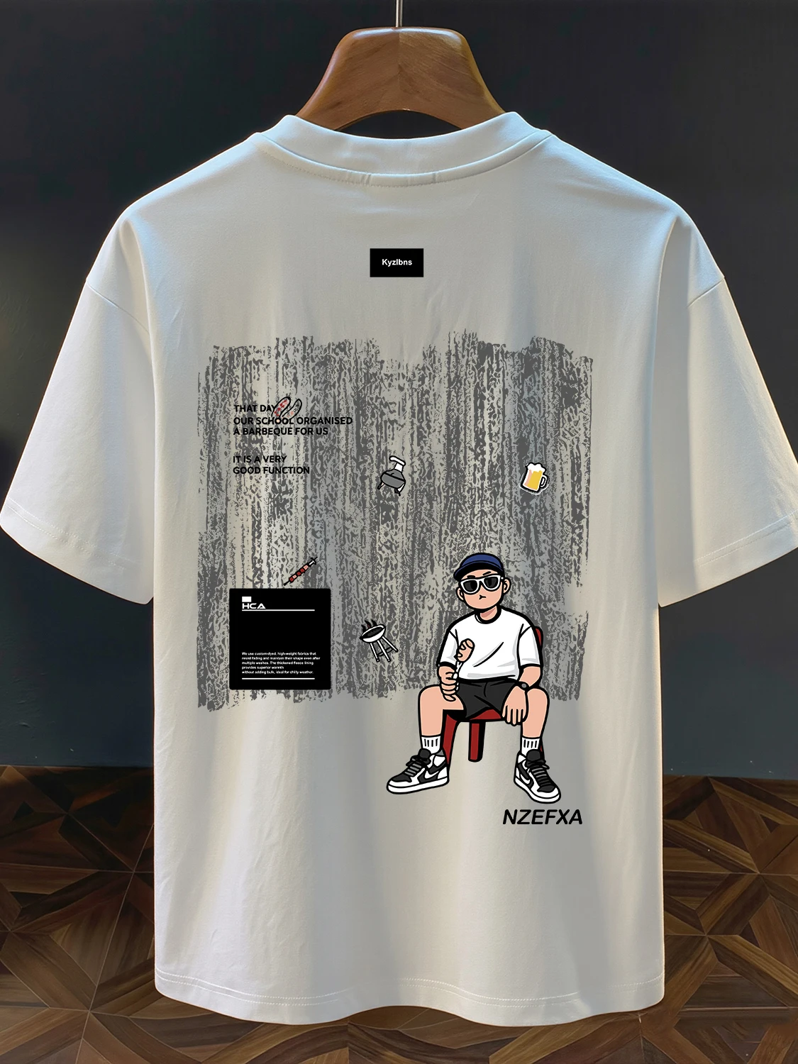 

Cool Stylish Short Sleeve T-Shirt Unisex Casual Large Size Top Breathable Cotton round Neck Sweatshirt for Youth All Seasons