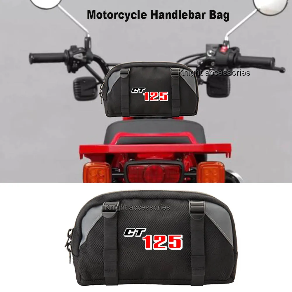 

For Honda CT125 Trail 125 Hunter Cub Universal Motorcycle Handlebar bag waterproof handlebar travel bag storage bag