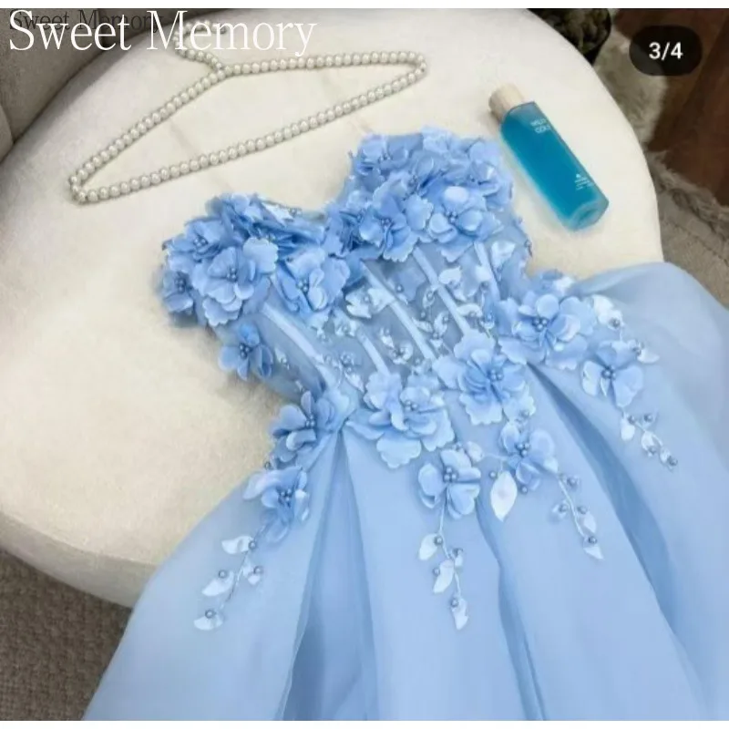 

N1150 Blue Pink Strapless Prom Dresses Formal Gowns Sweet Memory Sexy A-Line Elegant Dresses for Women Luxury Evenings Vestido