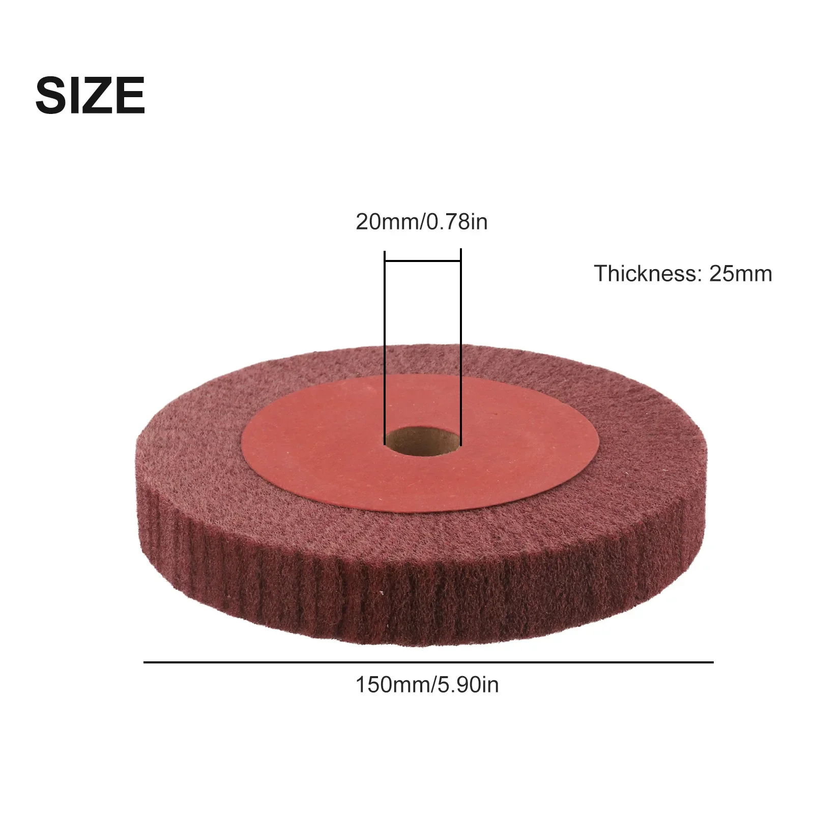 

Wheel Abrasive Scouring Grinding Flap Disc 320 Grit 6" 8" Abrasive Flap Grinding Nylon Fiber Sanding Scouring Pad