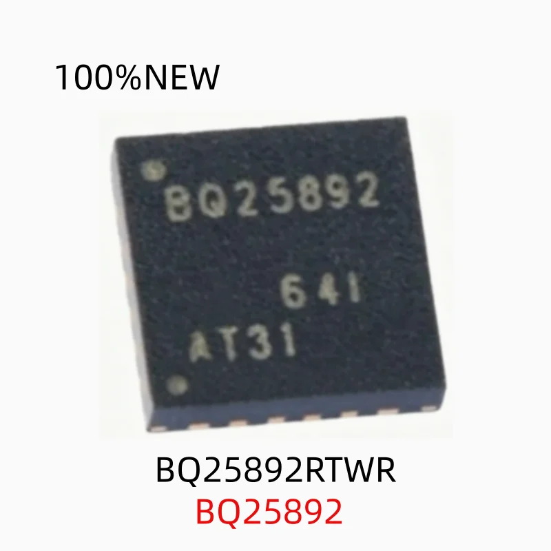 (10Pcs)100% New Bq25892Rtwr Bq25892Rtwt Bq25892 Wqfn-24 Battery Management Ic Chip