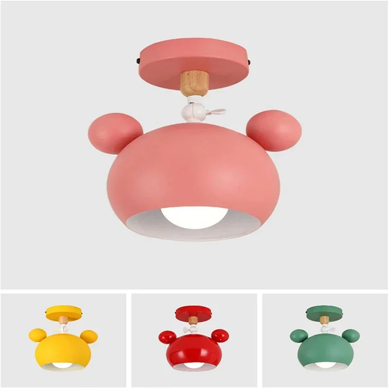 Macaron Modern Bedroom Small Ceiling Lamp Nordic Creative Porch Balcony Corridor Children Room Cartoon Decorative Lamps