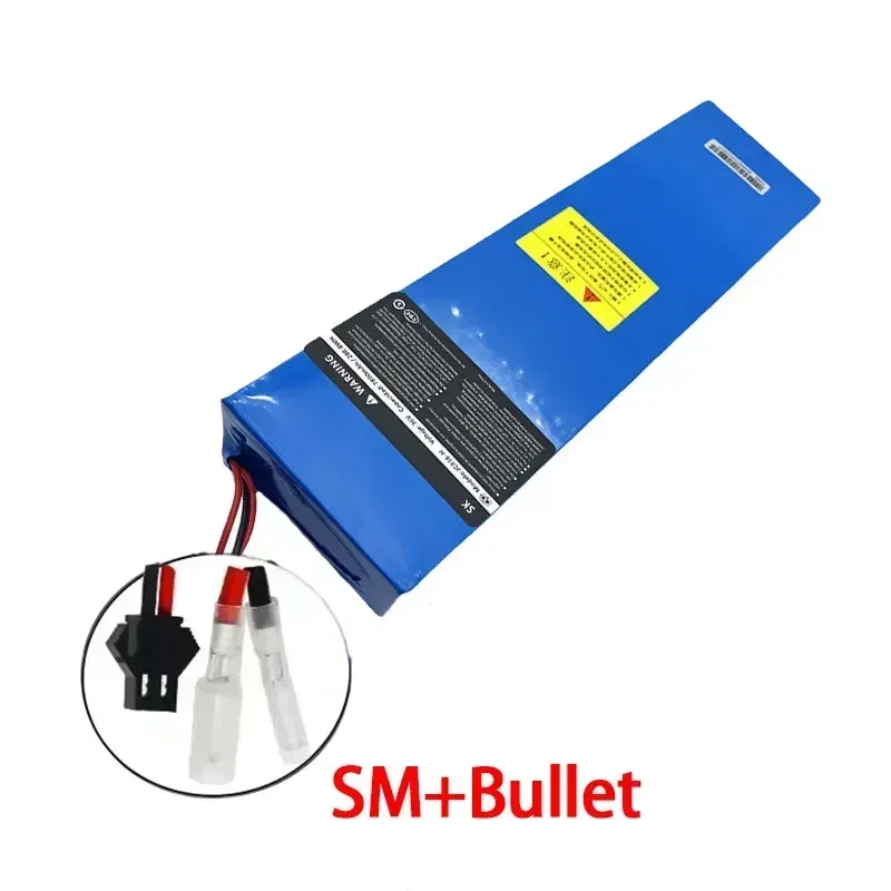 Krachtige 48V lithium-ionbatterij 60Ah 13S4P 18650 oplaadbaar pakket met BMS voor elektrische loopgereedschappen Vervanging 500W 750W - afbeelding 1