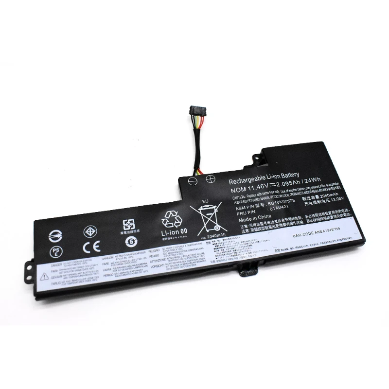New 01AV420 11.46V 24Wh 2095mAh Battery for Lenovo ThinkPad T470 T480 A475 A485 TP25 01AV419 01AV421 High Quality Laptop Battery