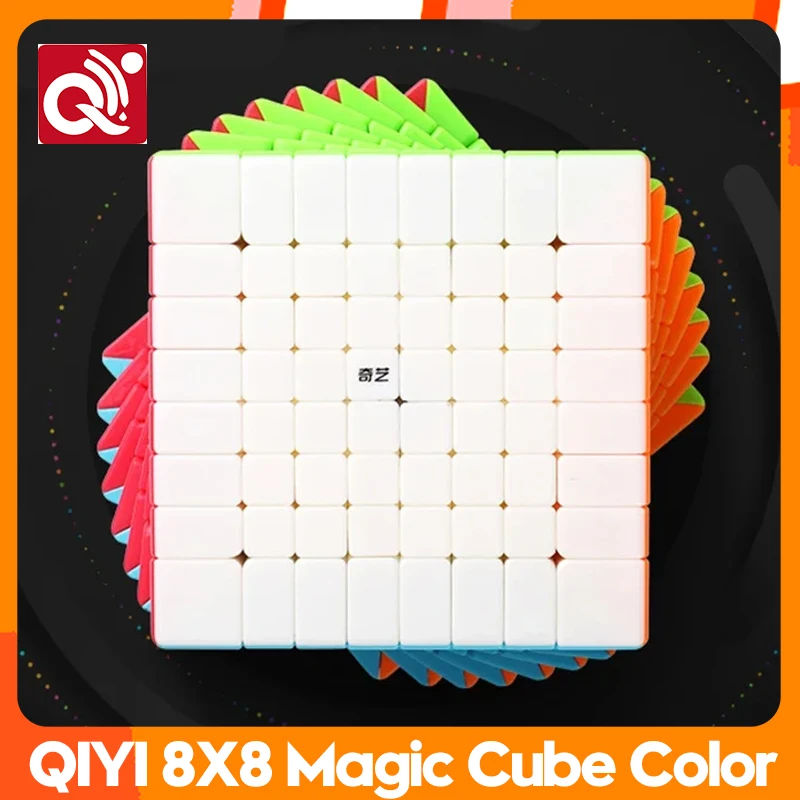 QiYi 8x8x8 Magic Cube Speed Puzzle Professional Antistress Puzzle Fidget Toys 8x8 Cubo Magico Educational Toys