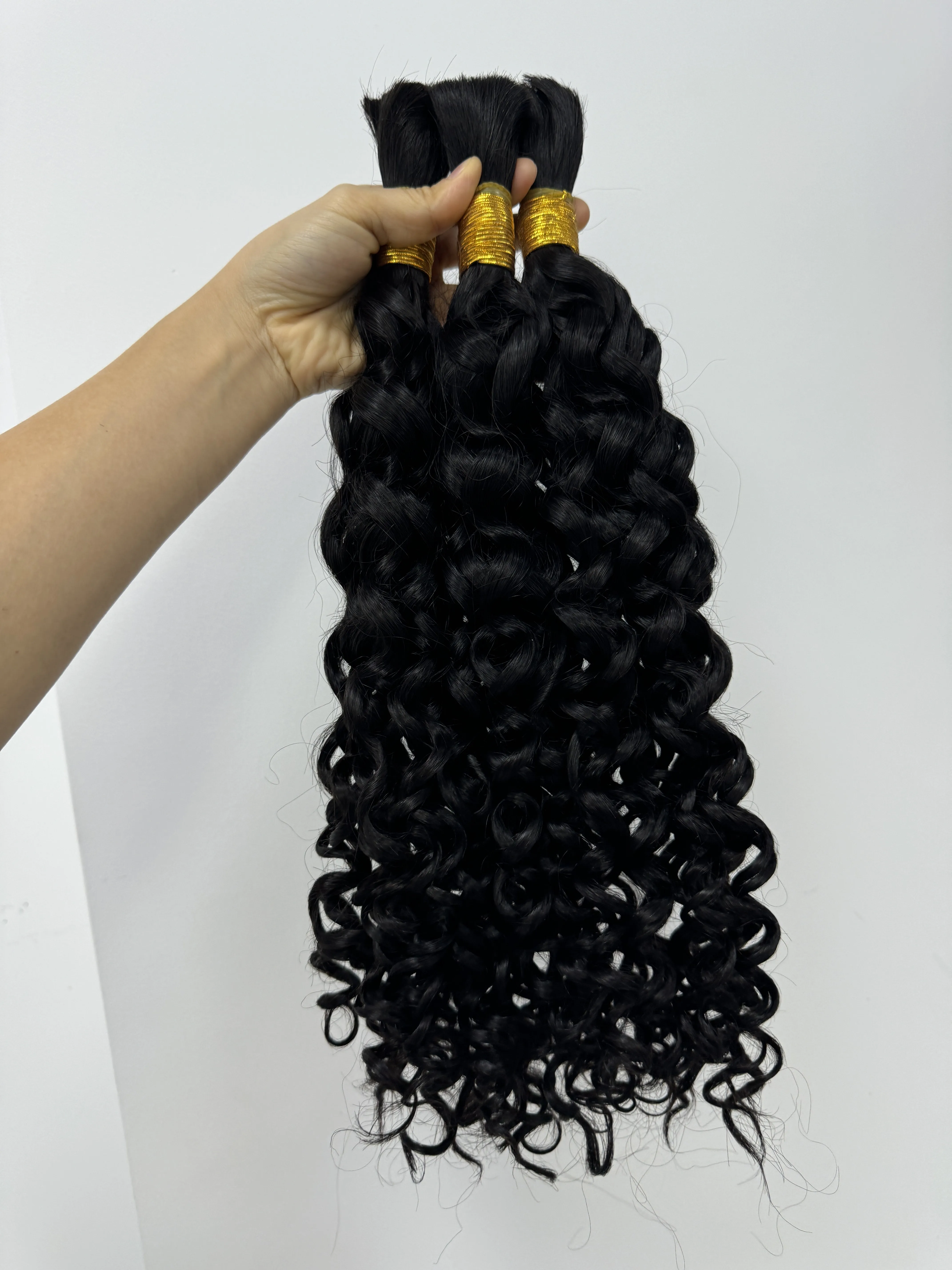

Boho Braids Human Hair Bulk Human Hair No Weft Water Wave Brazilian Hair Bulk Hair Thick Human Hair Extension Bulk For Braiding