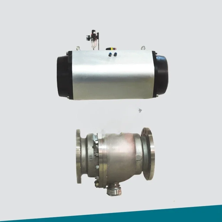 Pneumatic V-type flow pneumatic shut-off valve adjustment type QV640H-16CP intelligent positioner YT3300