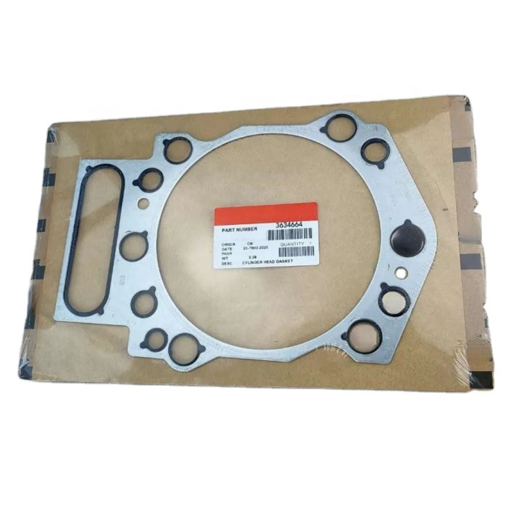 

For 3634664 is applicable to Cummins K19 QSK19 K38 KTA38 K50 cylinder head gasket 205479 3090198 3166289 4334080 4334081