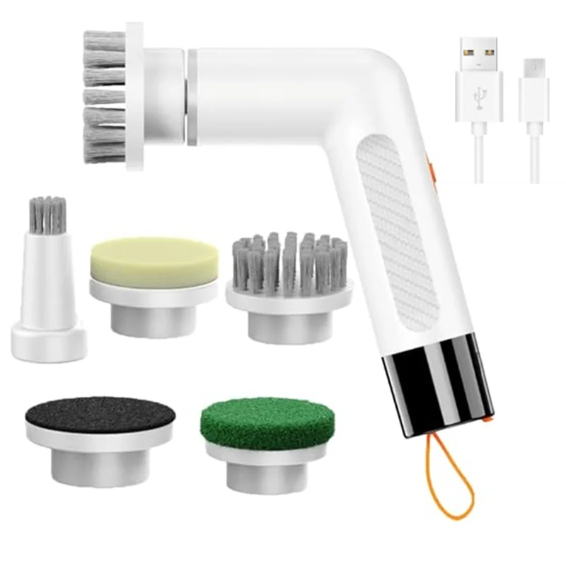 A26T-Portable Power Scrubbers Multi-Purpose Cleaning Brushes Portable Household Cleaners Portable Bathroom Cleaning Tools Cordle