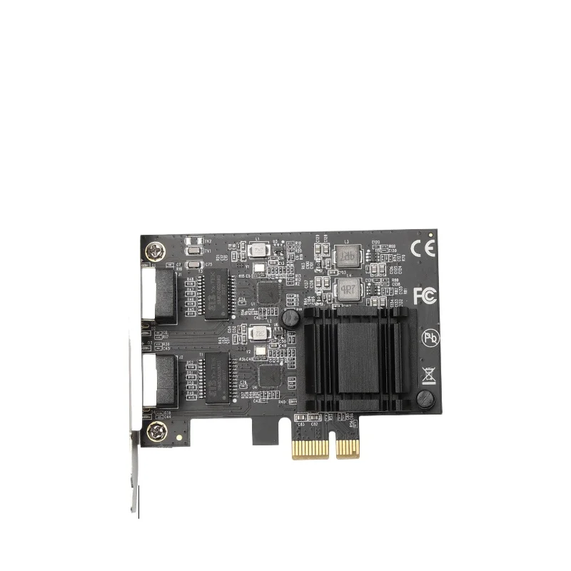 

For PCIE To 2.5G Gigabit Network Interface Card Dual Port 2500M Network Port Soft Routing Synology RJ45 Wired Server