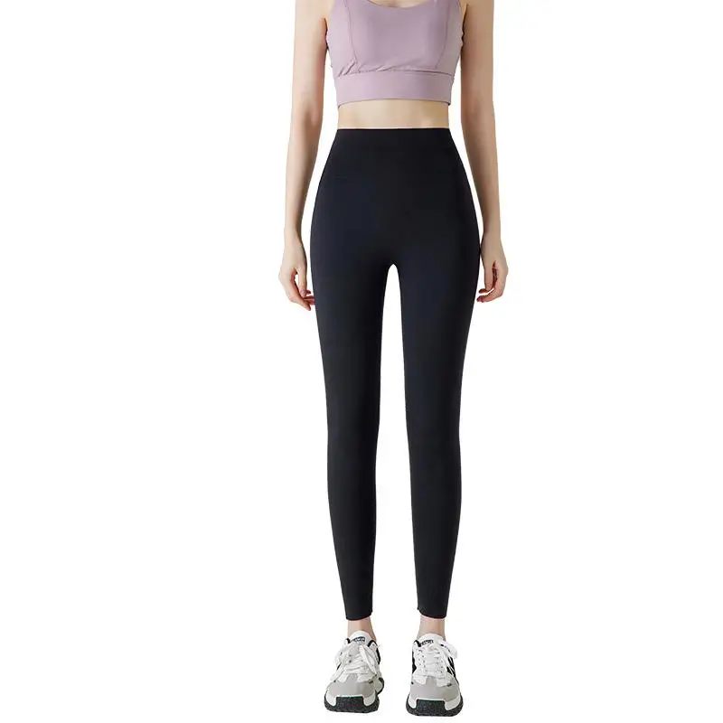 Cintura alta fce forrado calças de yoga feminino ajuste apertado camada base calças arca outono inverno outerwear plus size emagrecimento