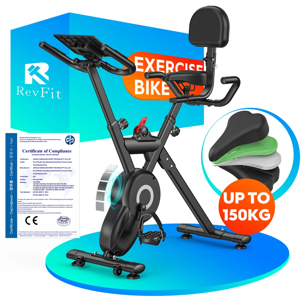 Magnetic Exercise Bike with Adjustable Resistance and LCD