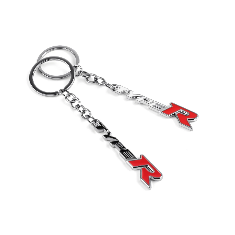 

3D металлический брелок-значок Type R для стайлинга автомобиля, кольцо для ключей, брелок для Honda CR-V, Mugen, Civic, Fit, VTEC, City, HR-V, Crosstour, JADE