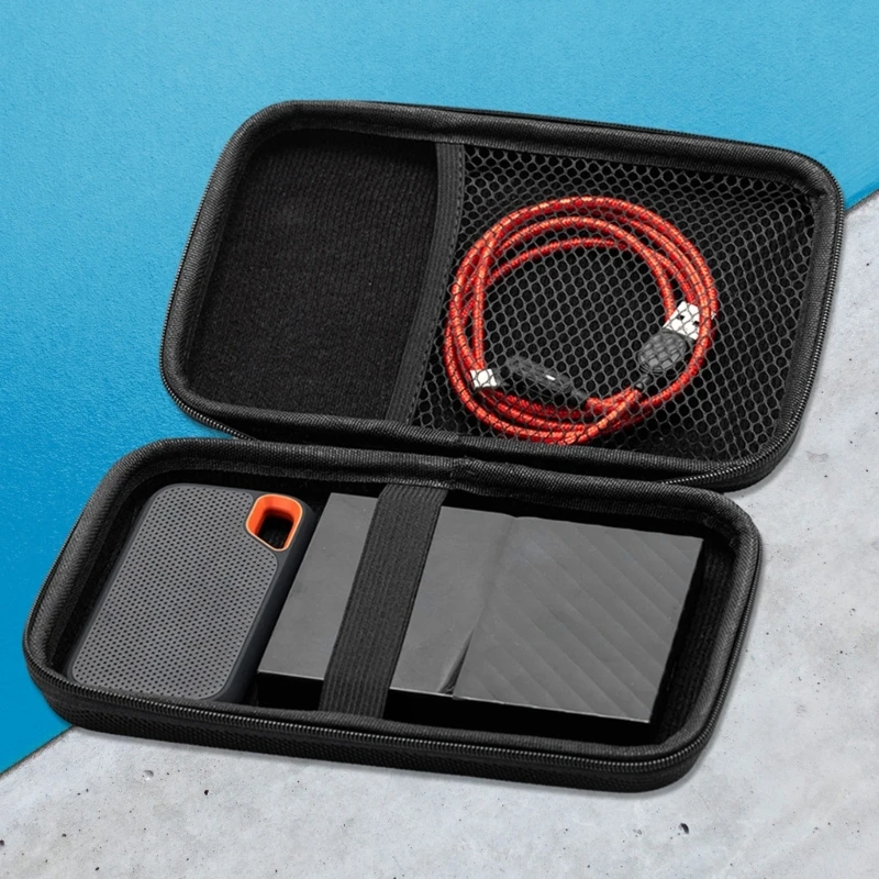 イヤホン用収納ケース ハードEVA アウトドア キャリングバッグ カバー 傷防止ケース