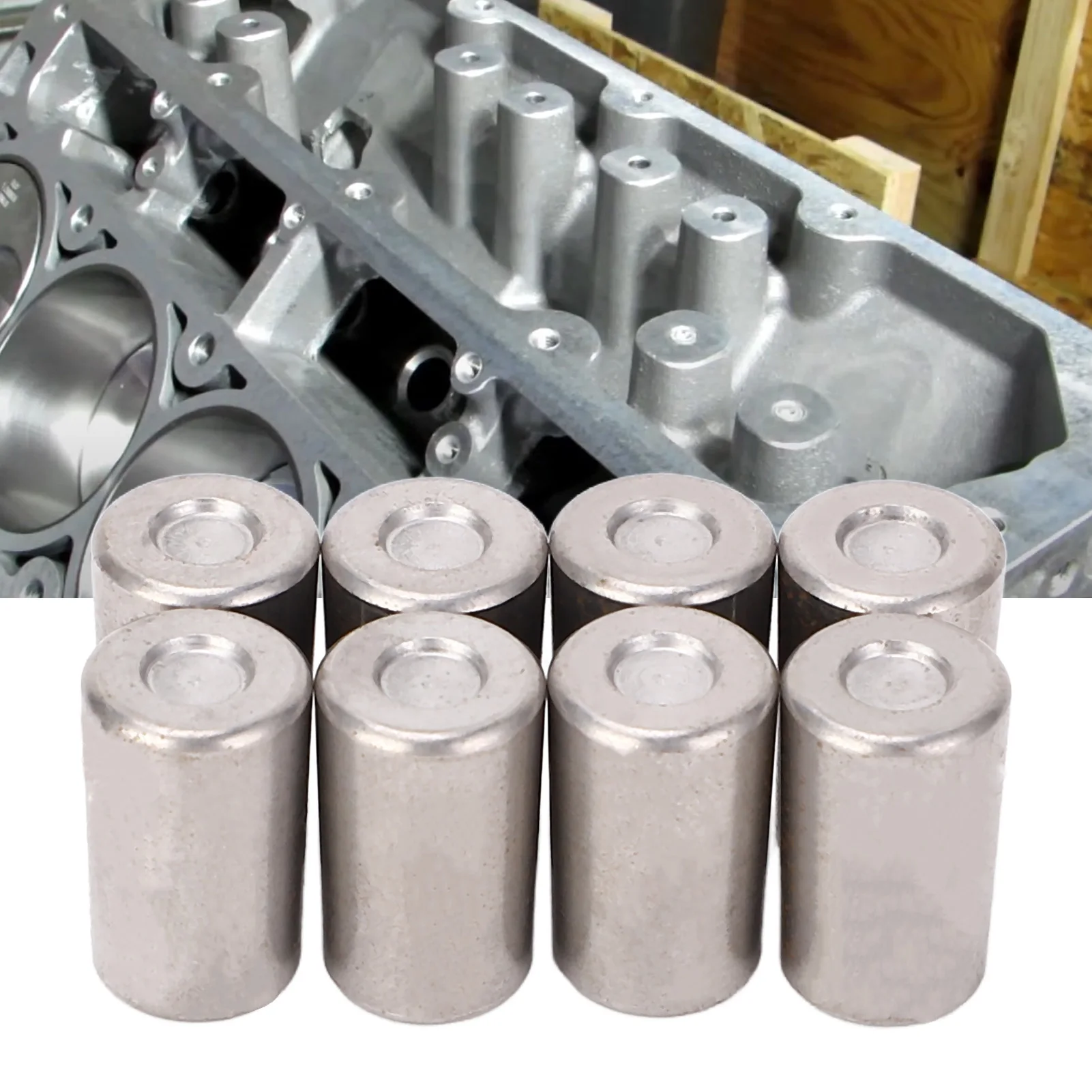 

8 шт. заглушек для отверстий под масло, предотвращающих утечку давления масла, M8, из алюминиевого сплава, для двигателя LSX 4.8 5.3 6.0 6.2 2008-2023