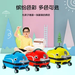 New 20 Inch Riding Kids Trolley Case 3-in-1 Suitcase Student Case Simple and Beautiful Trolley Case